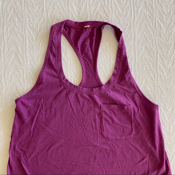 Lululemon Athletica Cotton Racerback Tank Top, 6 - Picture 4 of 7